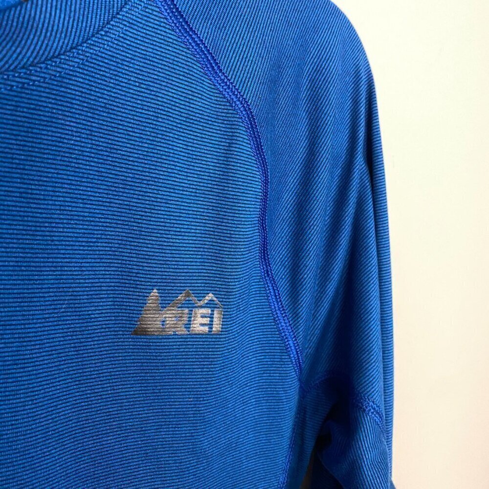 REI Long Sleeve Blue Shirt Mens Small - Picture 2 of 6